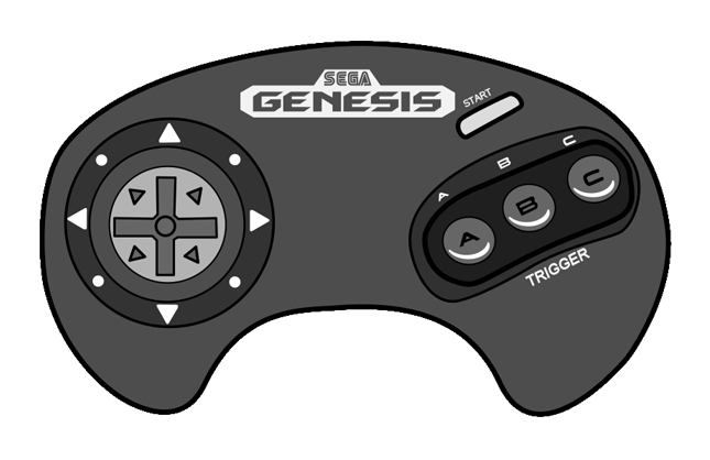 SEGA Genesis Game Controller